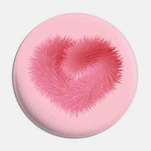 Pink Fur Love Pin