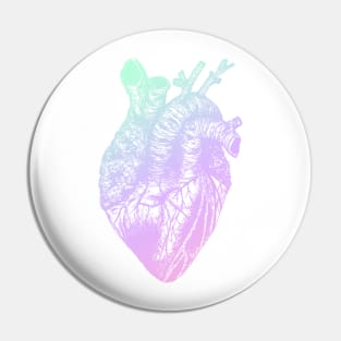 gradient heart drawing Pin
