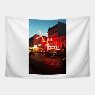 Moulin Rouge in Paris Tapestry