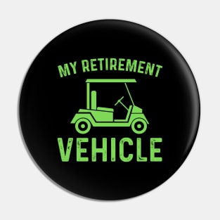 Funny golf retirement party women retired golf players Pin