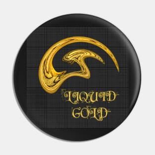 Liquid Gold Millionaire Sacred Geometry 3D Pin