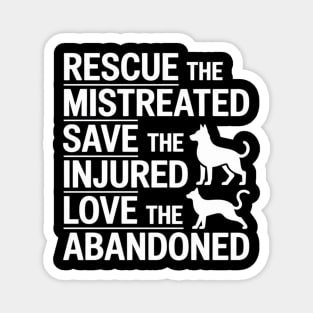 Animal Rescue saving animals Magnet
