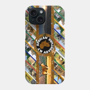 My African Adventure Wildlife Collage Phone Case