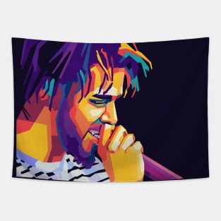 jcole wpap pop art Tapestry