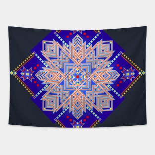 Scandinavian ornament with star Tapestry