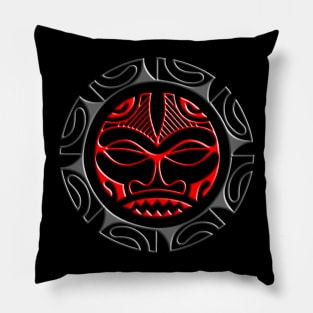 POLYNESIAN MASK 13 Pillow