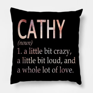 Cathy Girl Name Definition Pillow