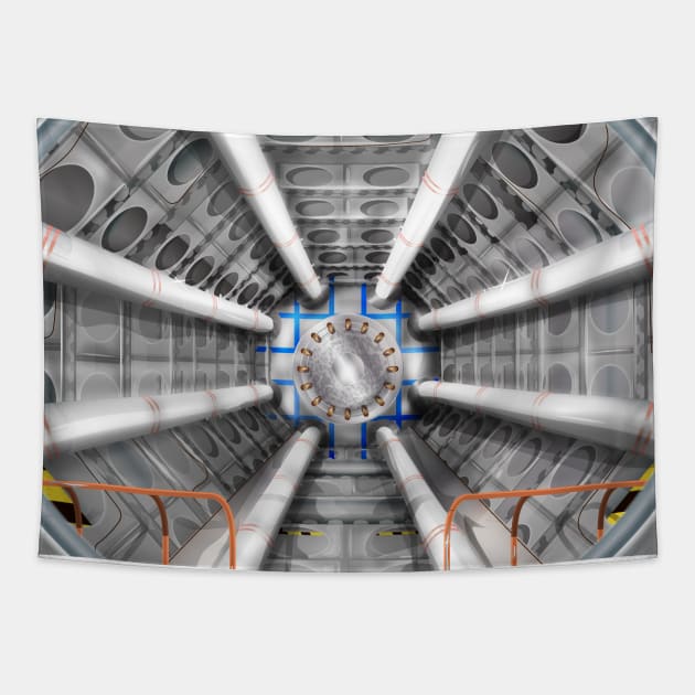 Large Hadron Collider Tapestry by nickemporium1