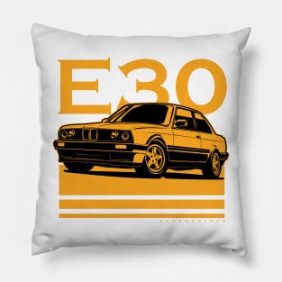 E30 M3 1968- 1995 vintage classic car Pillow