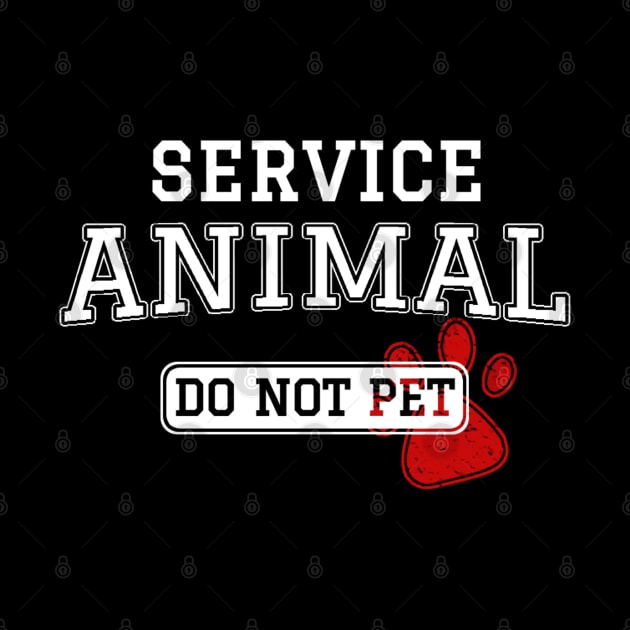 Service Animal Do Not Pet by denkanysti