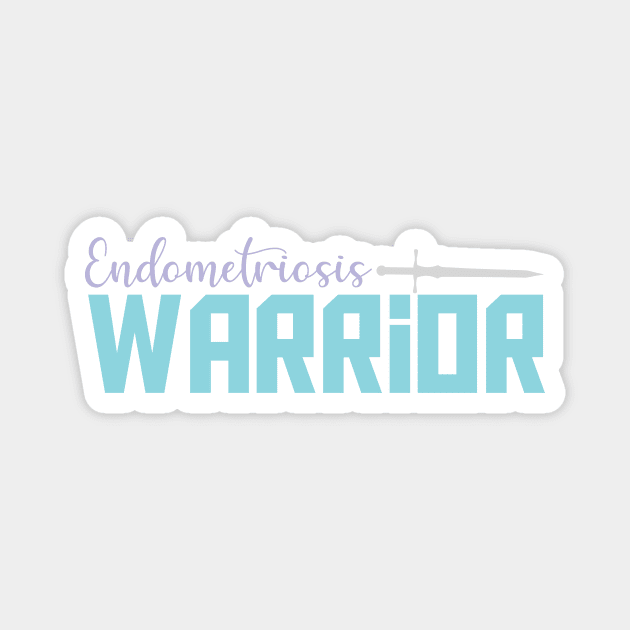 Endometriosis Warrior Magnet by Pixel Paragon