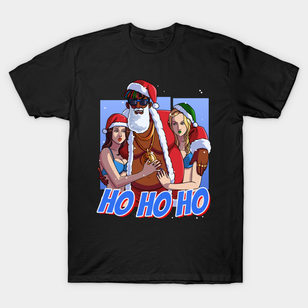 Black Santa Claus Hip Hop Christmas - Black Santa Claus - T-Shirt