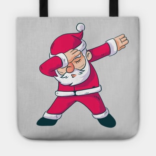 Dabbing Santa Claus Tote