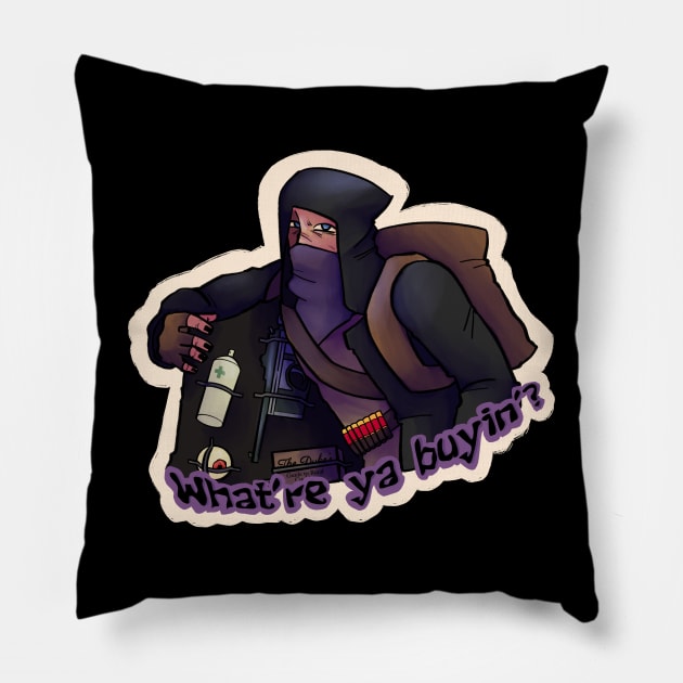 The Merchant Pillow by Motsiop