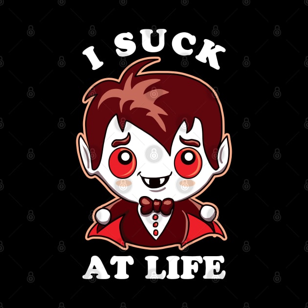 I Suck At Life | Cute Vampire by TMBTM