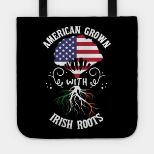 american grown with irish roots Tote