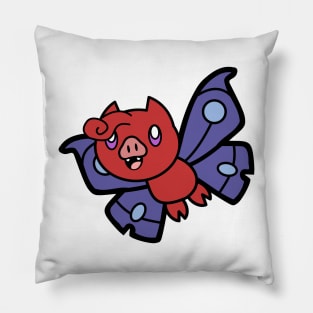 Red MothBat Pillow