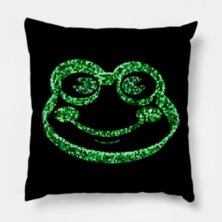 frog stained Pillow