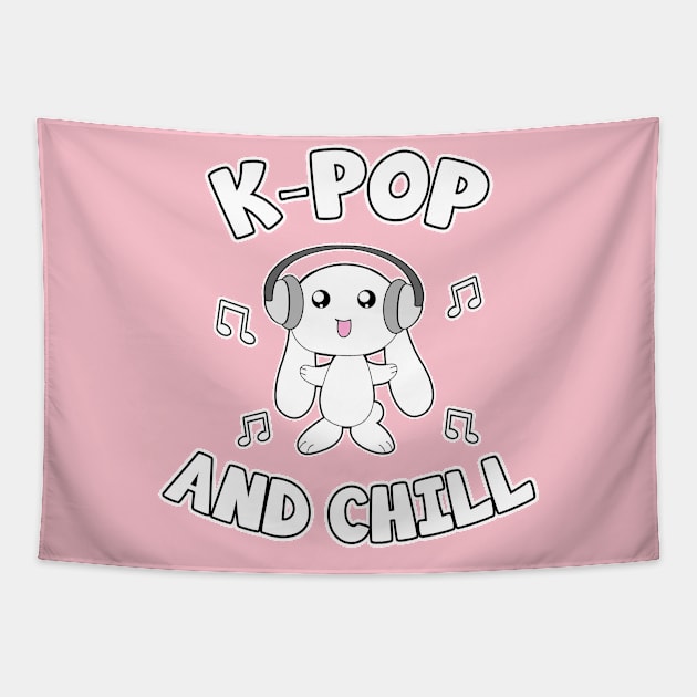 K-pop and chill Tapestry by LunaMay