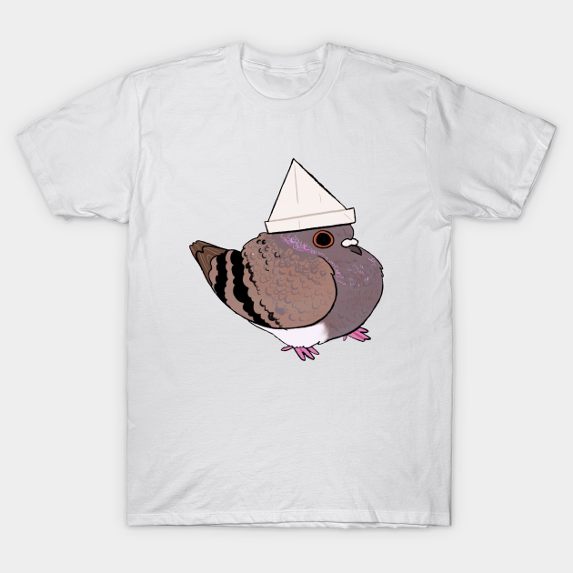 Hat Pigeon - Pigeon - T-Shirt