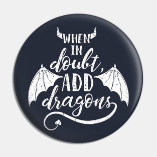 Dragons in Navy Pin