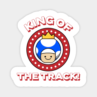 King of The Track Go Karts Magnet