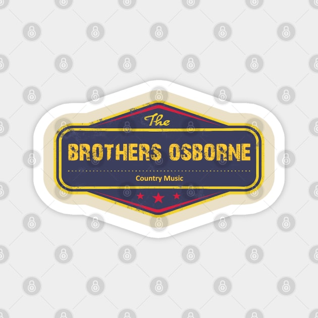 Brothers Osborne Magnet by Money Making Apparel