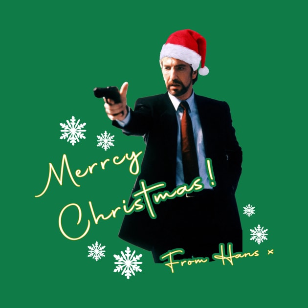 Merry Christmas From Hans Gruber Die Hard by Nova5