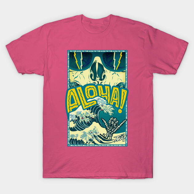 Discover Aloha - Surfer - T-Shirt