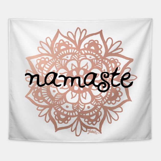 Scarica Gratis Images Namaste Rose Gold Mandala Namaste Tapisserie Teepublic De actualisé par