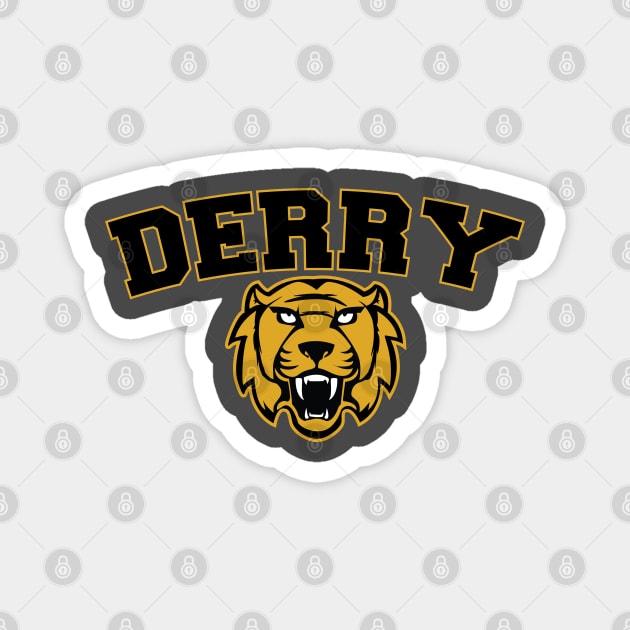 Derry High School Tigers Magnet by shanestillz