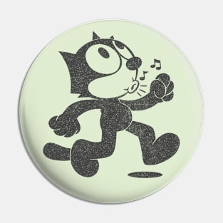 Felix The Cat - Retro Faded Design Pin