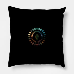 Ethereum – Circle Small Logo – Space Pillow