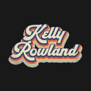 Retro Rowland Pattern 70s 80s 90s Birthday Classic Style T-Shirt