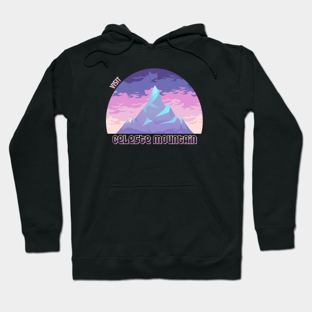 Visit Celeste Mountain Pastel Hoodie Teepublic