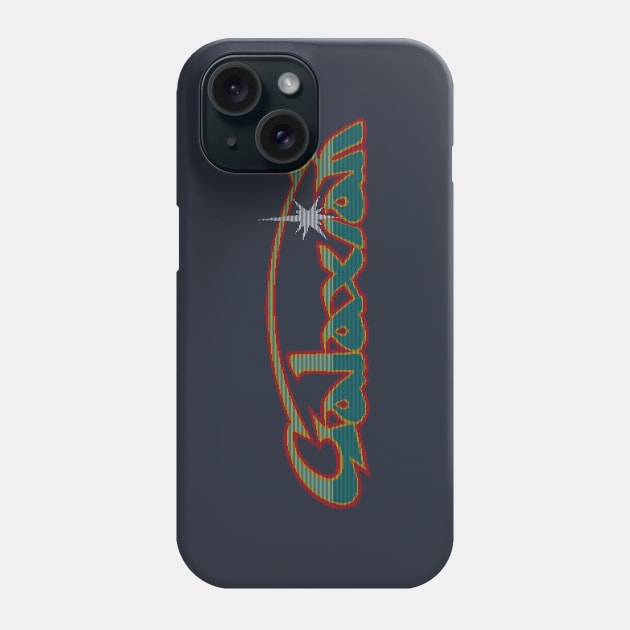 Galaxian Logo Phone Case by GraphicGibbon