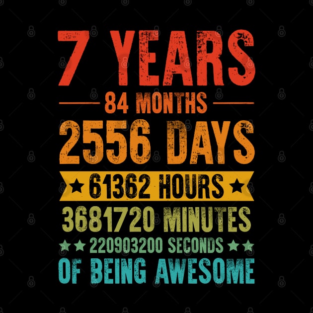 7 Years 84 Months Of Being Awesome Birthday by busines_night