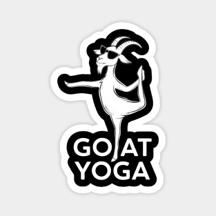 Goat Yoga With Goat Magnet