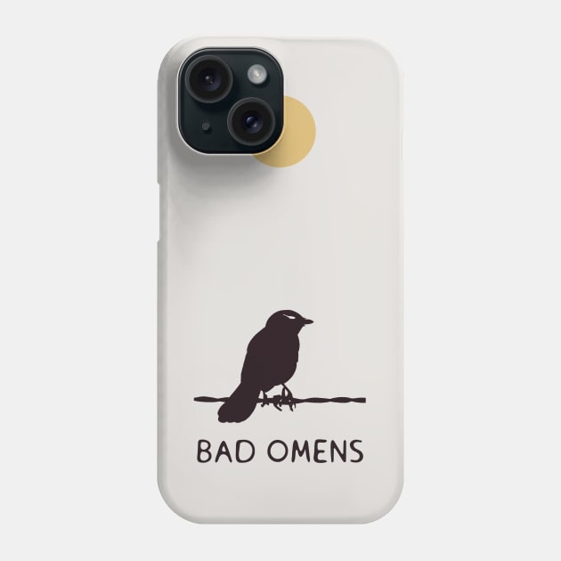 Bad omens Phone Case by Flaxenart