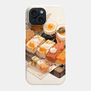 Delicious Sushi and Eggs Phone Case