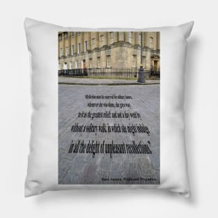 Jane Austen's Royal Crescent. Pillow