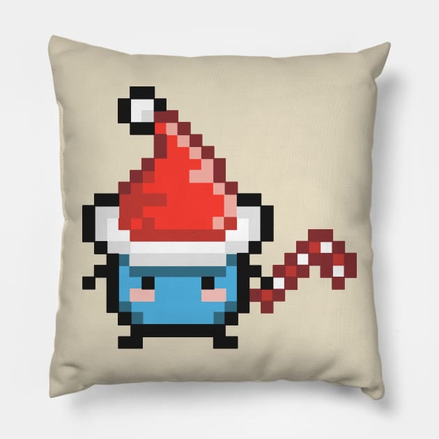 Blue Christmas Junimo Pillow by TASCHE