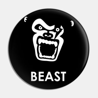 Instinct - Black Gorilla Beast Pin