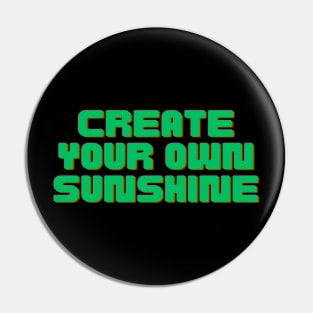 Create Your Own Sunshine Pin