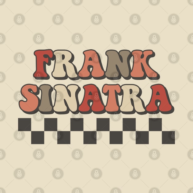 Frank Sinatra Checkered Retro Groovy Style by Time Travel Style