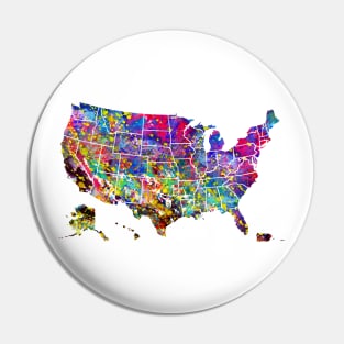 Map of USA Pin