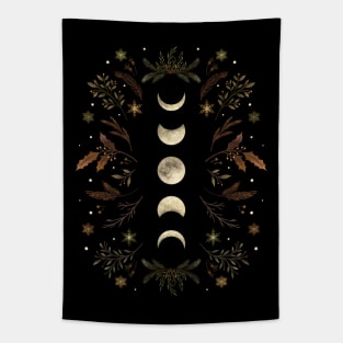 Moonlight Garden - Winter Brown Tapestry