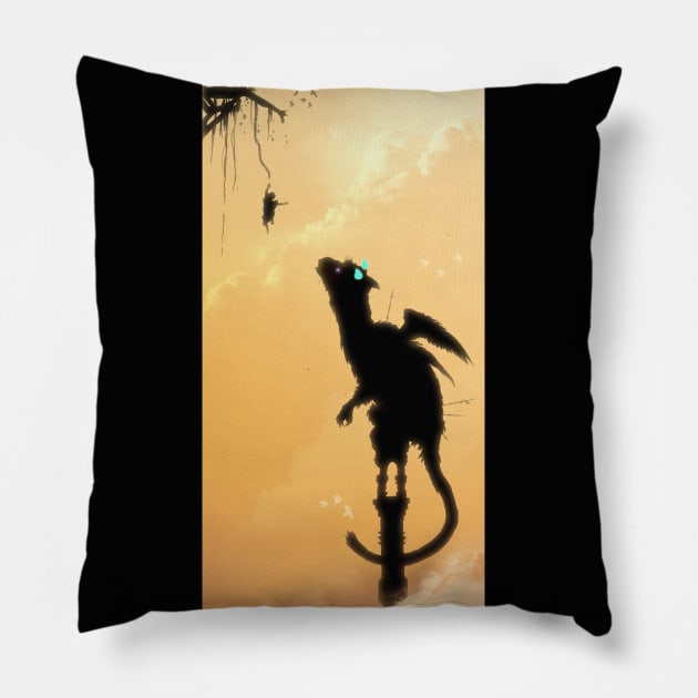 Trico The Last Guardian - Plunge Pillow by Zyden