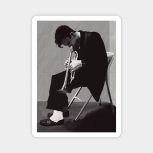 Chet Baker Melancholic Trumpet Magnet