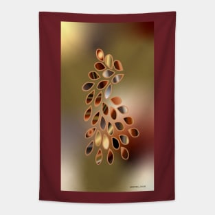 Gradient Drops Falling Tapestry